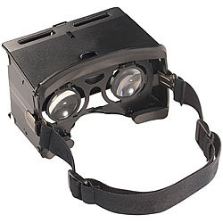 auvisio Faltbare Mini-Reise-Virtual-Reality-Brille 3D für Smartphones auvisio 