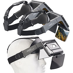 auvisio 2er-Set Augmented-Reality- und Video-Brillen für Smartphones, 69° auvisio