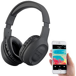 auvisio Over-Ear-Headset mit Bluetooth 5, MP3, FM, Versandrückläufer auvisio Over-Ear-Headsets mit Bluetooth, MP3-Player & Radio