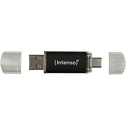 Intenso USB-Stick Twist Line, 64 GB, mit USB 3.2 Typ A & USB Typ C Intenso
