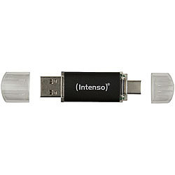 Intenso USB-Stick Twist Line, 128 GB, mit USB 3.2 Typ A & USB Typ C Intenso