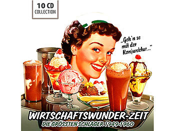 Wirtschaftswunder-Zeit - Die größten Schlager 1949-60 (10 CDs)