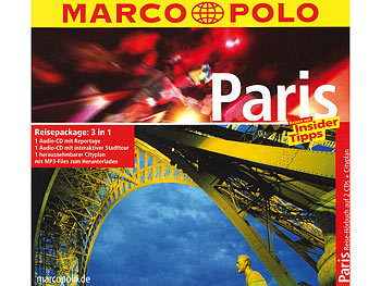 Marco Polo Reisepackage Paris (2 Audio-CDs + City-Plan)