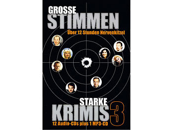 Große Stimmen - Starke Krimis 3 - Hörbuch (12 Audio-CDs + 1 MP3-CD)