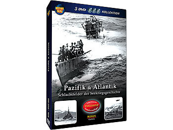 Pazifik & Atlantik - Schlachtfelder der Seekriegsgeschichte (3 DVDs)