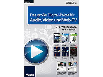 FRANZIS Das große FRANZIS Digital-Paket für Audio, Video & Web-TV