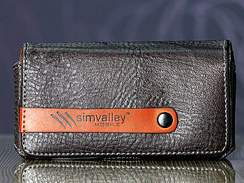 simvalley Mobile Premium-Gürteltasche für Komfort-Handy "XL-915"