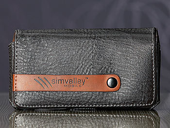 simvalley Mobile Premium-Gürteltasche für Komfort-Handy "XL-915"