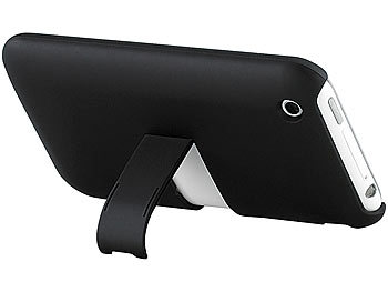 Xcase Soft-Touch-Cover mit Standfuß für iPhone 3G/3Gs