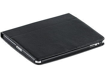 Xcase Elegante Leder-Schutzhülle/Tasche mit Aufsteller für iPad 1
