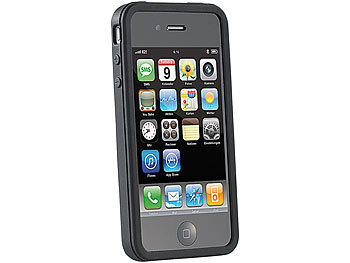 Silikon-Schutzhülle für iPhone 4/4s, schwarz