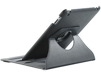 Xcase Elegante Schutzhülle mit drehbarem Aufsteller für iPad 2/3/4