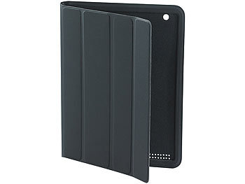 Xcase Ultradünne Schutzhülle für iPad 2, 3 und 4, mit Aufsteller
