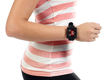 Xcase Silikonarmband für iPod nano 6G: Macht den Player zur Armbanduhr