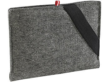Xcase Hochwertige Filz-Tasche für 9,7" Tablets, Kunstleder-Außentasche
