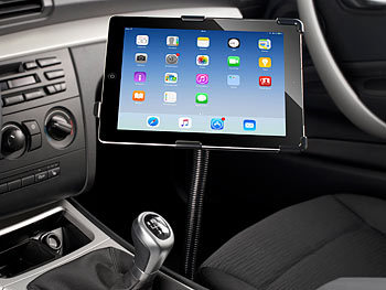 Callstel Auto Halterung für iPad 2 & 3 zur Verschraubung an der Sitzschiene