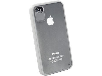 Xcase 2in1-Schutzcover mit Objektiv- & Anschluss-Schutz für iPhone 4/4s