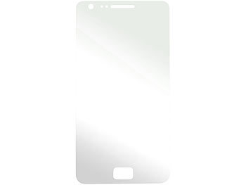 Somikon Displayschutzfolie für Samsung Galaxy S2, glasklar