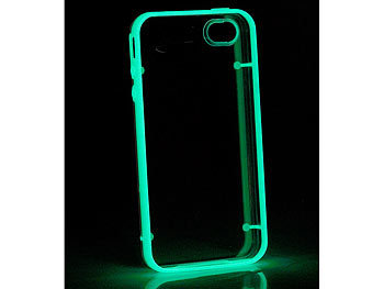 Xcase Individualisierbare Schutzhülle Glow-in-the-dark für iPhone 4/4s