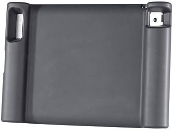 Xcase Stoßdämpfende Silikon-Schutzhülle für iPad 2, 3 & 4, schwarz