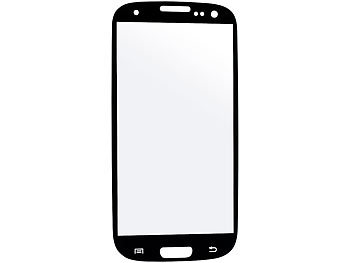Somikon Displayschutz für Samsung Galaxy S3 aus gehärtetem Echtglas