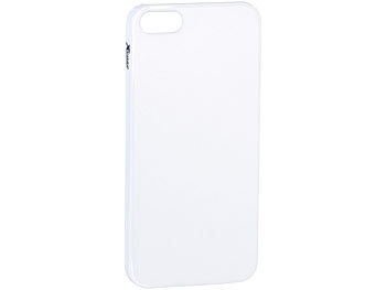 Xcase Ultradünnes Schutzcover für iPhone 5, weiß, 0,3 mm