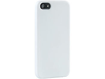 Xcase Silikon-Schutzhülle für iPhone 5/5s/SE, weiß