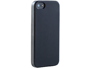 Xcase Silikon-Schutzhülle für iPhone 5, 5s, SE, schwarz