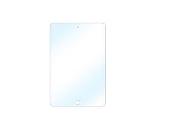 Somikon Glasklare Display-Schutzfolie für iPad mini