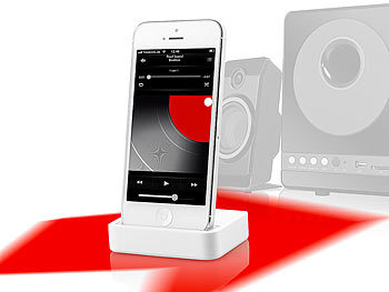 Callstel Dockingstation für iPhone 5, 5s, 5c und iPod touch 5G