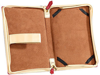 iPad Hüllen: Xcase Edle Kunstleder-Schutzhülle für iPad mini im Buch-Design
