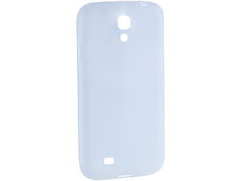 Xcase Silikon-Schutzhülle für Samsung Galaxy S4, weiß/transparent