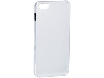 Xcase Ultradünnes Schutzcover für iPhone 5/5s/SE, halbtransparent, 0,3 mm