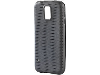 Xcase Silikon-Schutzhülle für Samsung Galaxy S5, schwarz
