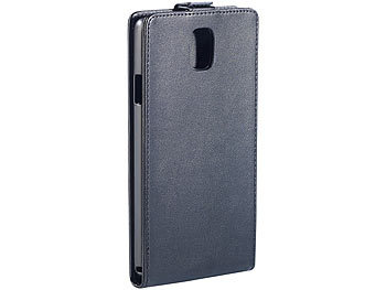 Xcase Stilvolle Klapp-Schutztasche für Samsung Galaxy S5, schwarz