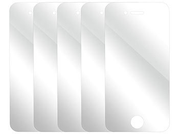 Somikon Spiegel-Display-Schutzfolie für iPhone 4/4s (5er Set)