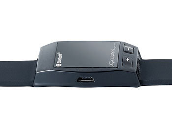Callstel Freisprech-Armband mit Bluetooth, Lautsprecher, schwarz