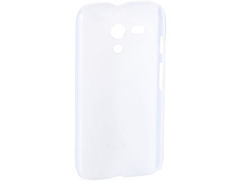 Xcase Ultradünnes Schutzcover für MotoG weiß, 0,3 mm