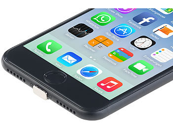 Callstel Qi-Ladestation m.3 Spulen +Receiver-Pad iPhone 6/s + 6/s Plus
