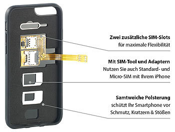 Callstel Triple-SIM-Adapter für iPhone 6