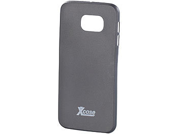 Xcase Ultradünnes Schutzcover für Samsung Galaxy S6, schwarz, 0,3 mm