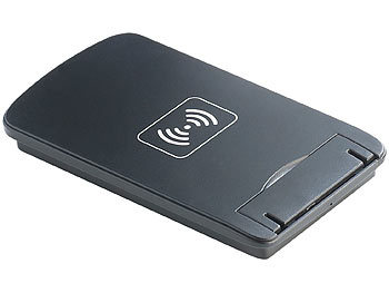 Callstel Qi-komp. Ladestation m. 3 Spulen + Qi-komp. Receiver-Pad für Galaxy S3