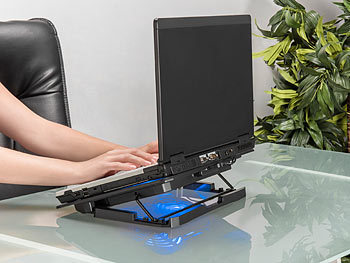 Notebook-Kühler für Zuhause, Privat, Gaming, Surfen, Arbeit, Büro Laptopständer