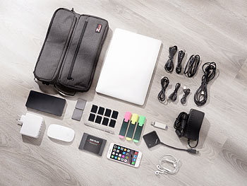 Xcase Schulter-Tasche mit gepolstertem Fach für Notebook bis 13" (33 cm)