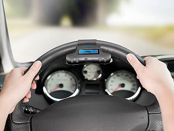 Callstel Bluetooth-Freisprecher & MP3-Player am Lenkrad BFX-350 Racing