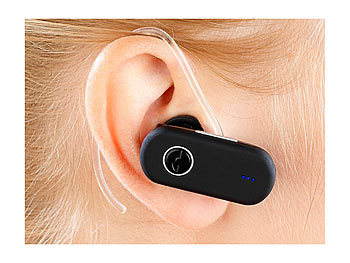 PEARL Universelles Bluetooth-Headset XHS-210 mit One-Touch-Bedienung