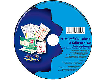 4.0 Druck-Software für CD-/DVD-Labels, Einleger & Etiketten