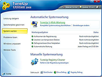 S.A.D TuneUp Utilities 2008 OEM - Vollversion