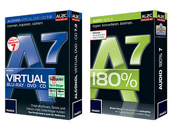 FRANZIS Copy-Suite (Alcohol Virtual DVD+CD 7 & Audio 180% V.4.0)
