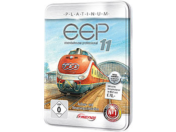 EEP Eisenbahn.exe 11 Platinum in dekorativer Metall-Reliefbox